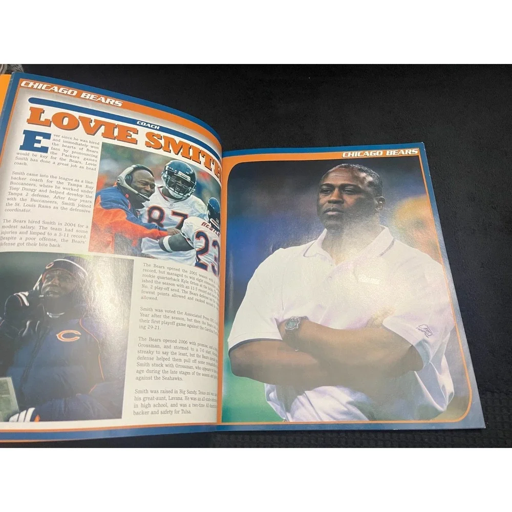2006-07 Chicago bears NFC Champions Super Bowl XLI Magazine